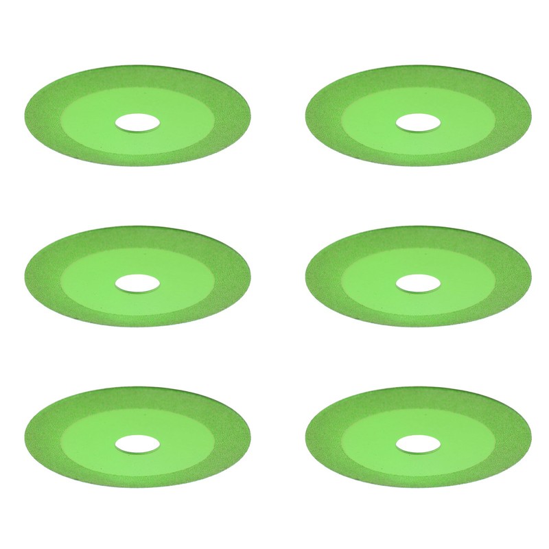 6Pcs Glass Cutting Disc Ultra Thin Saw Blade Wheel Grinding