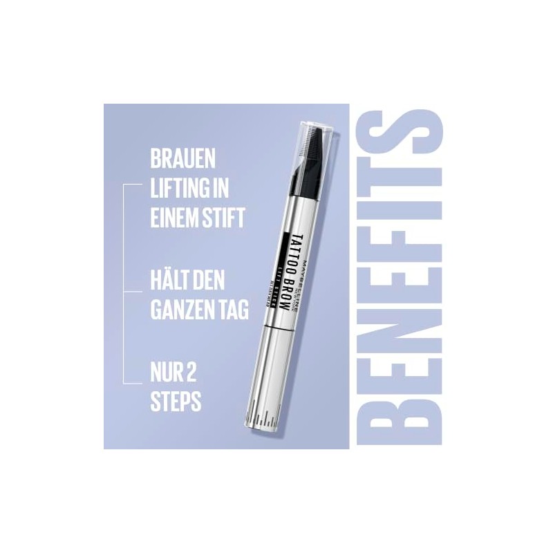 Maybelline New York Eyebrow Pencil for Refilling and Lifting, Up