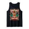 Yorkshire Terrier My Christmas Spirit Dog Santa Claus Elf Tank