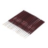 18Pcs Crochet Needle Comfortable Grip Aluminum Material Portable Sweater Needle