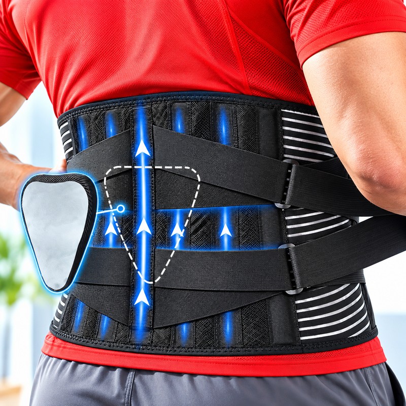 Umbilical Hernia Belt for Abdominal Support – Lumbar Support Belt