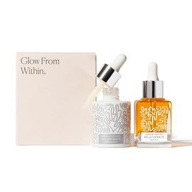 Naked  Thriving Dúo Super Glow Sérum Illuminate Bc(30 Ml) Aceite Facial Restaurador Rejuvenate(35 Ml) Con Aceite De Argán Aceite De Espino Amarillo...