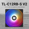 Thermalright TL-C12RB-S V2 CPU Fan Case Cooler PWM Fan, 4-Pin