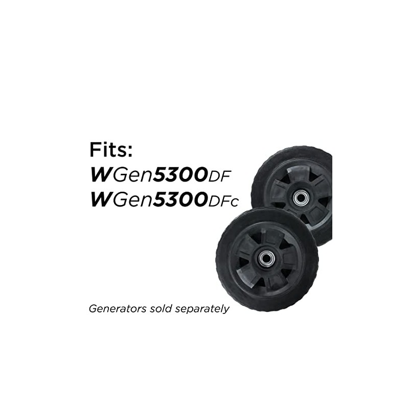 Westinghouse Outdoor Power Equipment WGen5300 Series Portable Generator Never-Flat Wheel