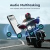 ASMAX S1 Motorcycle Bluetooth Headset with 3 Intercom Modes, 8-Rider