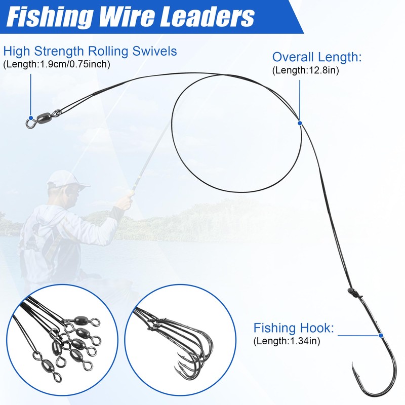 Saltwater Surf Fishing Tackle Kit,112pcs Surf Fishing Fish Finder Rigs