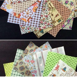 DIY Quilting Patch 240Pcs 10cmx10cm Charm Pack Cotton Fabric Patchwork Bundle Fabrics Cloth Sewing