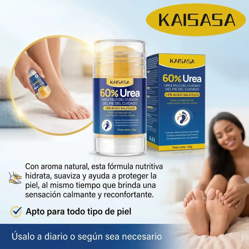 KAISASA Crema de urea al 60 %. Barra para el