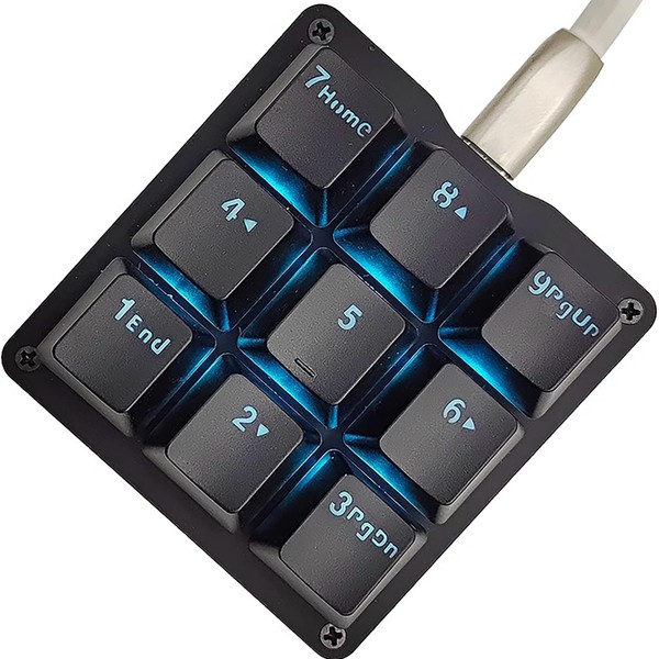 Yoqanr Macro Keyboard Mechanical Numpad One Handed Gaming 24 Macro