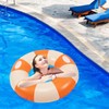 2PCS Pool Floats for Adult 43 Inch Striped Swim Ring