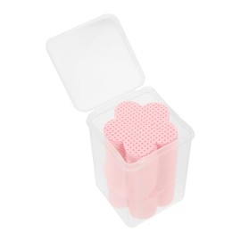 FOMIYES Almohadillas Quitaesmalte de Algodón Rosa Gran Capacidad 200 Hojas Suaves Pelusa para Uso en Casa o Salón de Uñas