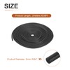DTGN 2mm x 2meters(DxL) Nitrile Rubber Round Seal Strip -