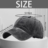 AUNGKWANG Boys Girls Baseball Cap, Children's Baseball Cap, Washed, Pure