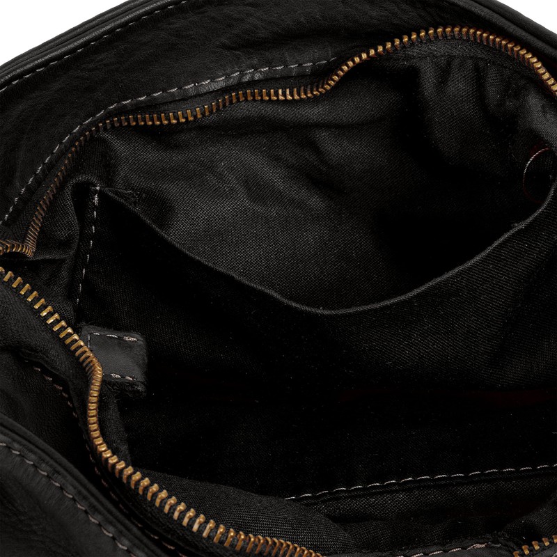 Samantha Look Women's Shoulder Bag Genuine Leather 021381, black
