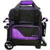 Pyramid Path Pro Deluxe Single Roller Bowling Bag (Black/Purple)