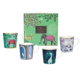 Miller Sara Miller India Mugs - Set of 4