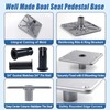 Sporthfish Boat Seat Pedestal 7" x 7" Boat Seat Base