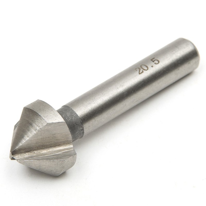 MALAYAS 3 flute 90° HSS Chamfer Cutter End Mill Drill