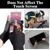 GMHLLES 6 Pairs Fingerless Work Gloves Mens Fingerless Gloves Anti-Slip