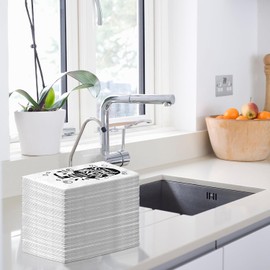 200 Stück Einweg-Handtücher, Dekorative Badezimmer-Servietten, Weiche & Saugfähige Papiertücher, Gästehandtücher für Bad, Küche, Party, Hochzeit, Abendessen oder Veranstaltungen