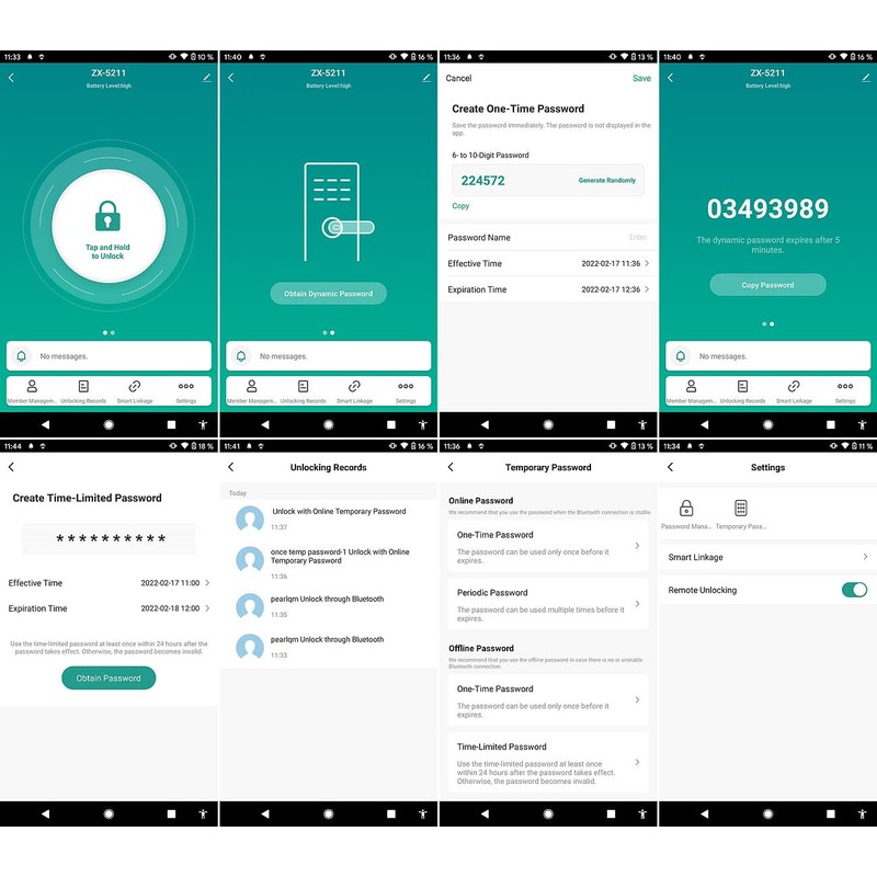 Xcase Smartlock: 2er Metall-Vorhängeschloss mit Zahlencode und App, Bluetooth, IP65