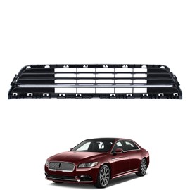 New Front Bumper Grille Lower Assembly Compatible with 2017 Continental, Black Mesh Grill Cover Guard Replace# GD9Z17K945A