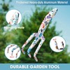 WORKPRO 4 Piece Garden Tools Set, Stainless Steel Hand Tools
