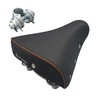 BOOSDEN Bicycle Saddle, Black, Studded Saddle, Soft, Large, Wide Bicycle