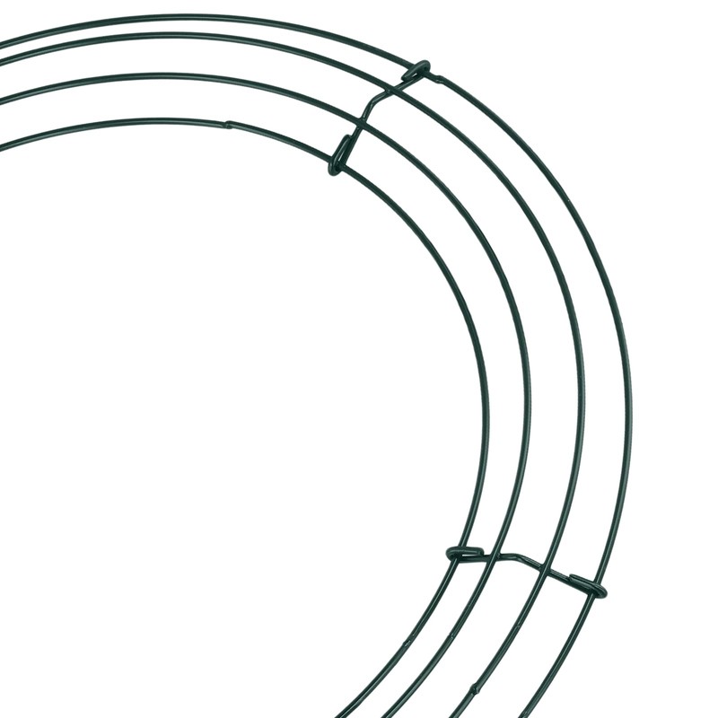 SOUJAP 40 PCS Metal Wreath Frame Ring, 12 Inch Round