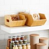 Farmlyn Creek 2 Pack Stackable Bamboo Wood Storage Bins -
