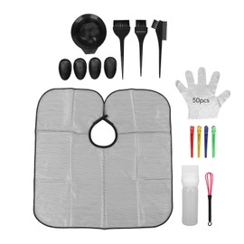 FILFEEL 16 Pieces Hair Dye Coloring Kit, Hair Coloring Tools, Hair Tinting Bowl, Hair Agitator, Dye Brush, Ear Cover, Hairpin, Hair Coloring Cape For Hair Coloring Hair Dye Tools