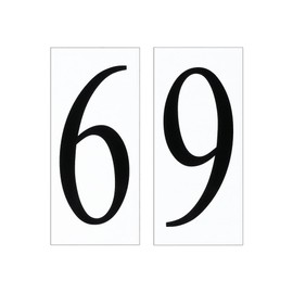 Generation Lighting 90616-68 Address Number Six Tile, 5 Inch Height, 2.25 Inch Wide, Polycarbonate Construction, Traditional Style, 1-Light, cETL Listed, Safety Rated for Wet Locations