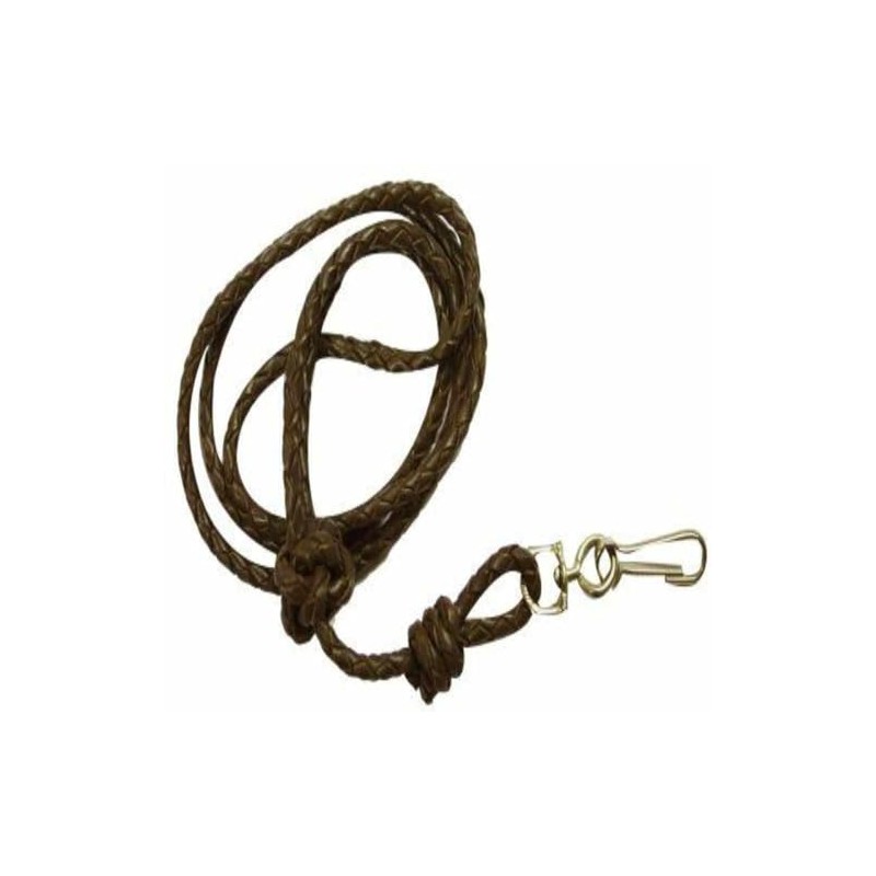 BISLEY PLAITED Leather Lanyards