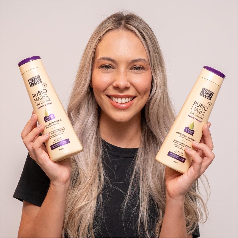 Blondz Only Hair Purple Toning Shampoo| Eliminates Brassiness | Neutralizes