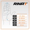 Rinat Nkam W/G AS Unisex Adult Goalkeeper Gloves, White, Green,