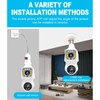 FHD 1080P Dual Lens Light Bulb Security Camera 360 Degree