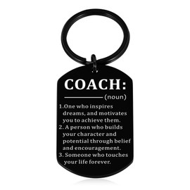 Coach Gifts, Cool Gifts for Coach, Coach Gifts for Men Women, Appreciation Gifts for Coach, Football Coach Gifts, Coach Accessories, Keychain Gifts for Baseball Soccer Softball Basketball Coach