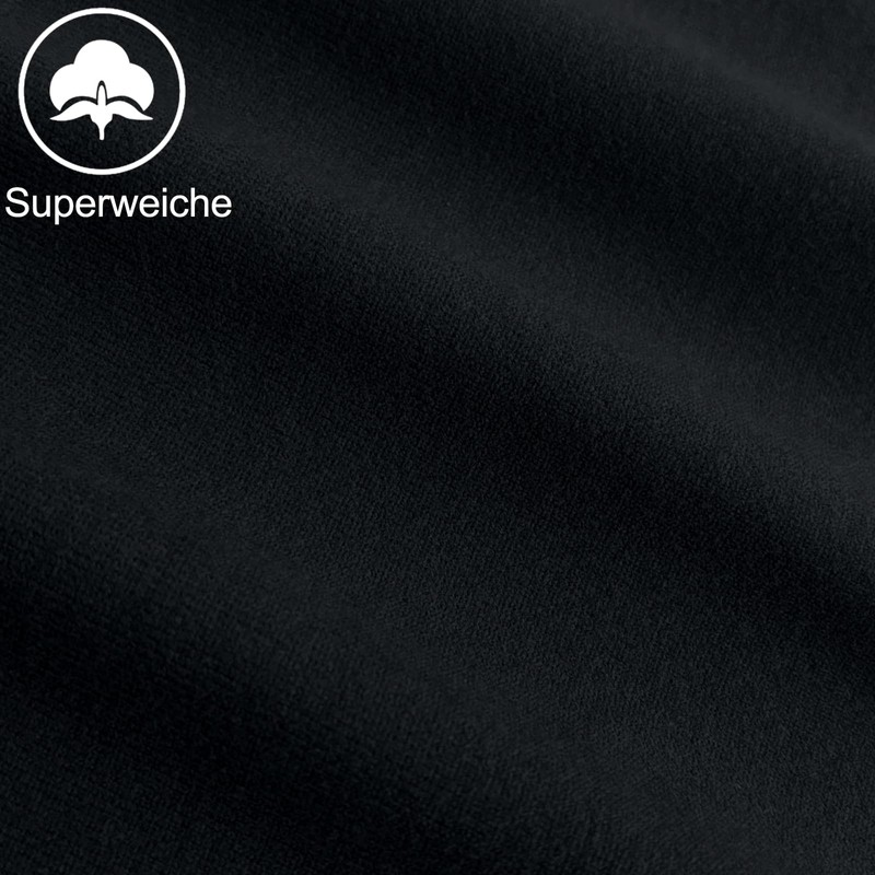 Mattress Protector 90 x 200 cm Waterproof Black Incontinence Pad