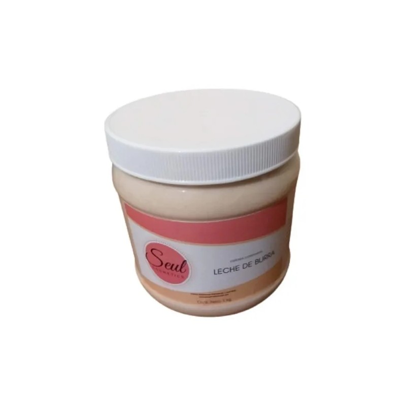 Crema Leche De Burra Crema Hidratante 1 Kg. Plástico