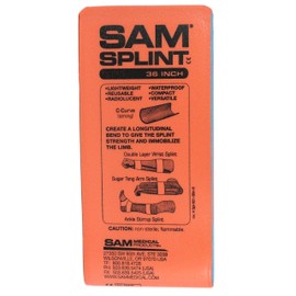 SAM Splint Flat Fold, 36 Orange by SAM Medical
