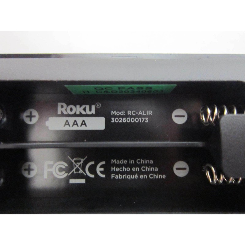 Onn 100068372 100018254 100012584 ROKU TV Remote 3026000173-V2-