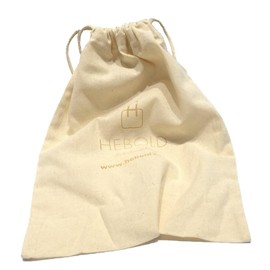 Hebold Schuhmacherei Cotton Bag for Shoes and Care Products Natural 25 x 35 cm, natural