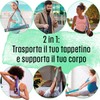 TECEUM Cintura Premium per Tappetino Yoga in Morbido Cotone Universale