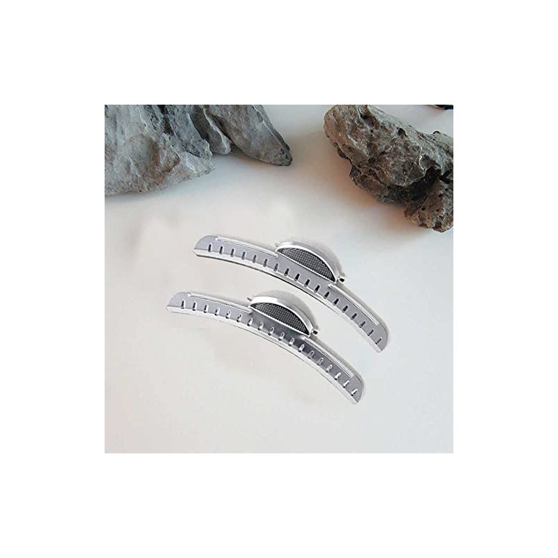 GLAMSA WAVE 4 CLIPS SILVER HAIRDRESSING CLIPS CLAMPS HAIR STYLING