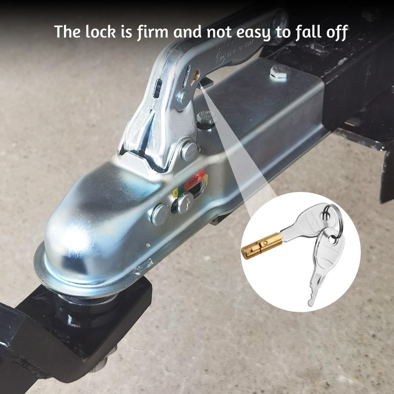 Batheidon 2 x 50mm Steel Coupler Locks Compatible with Earth,
