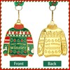 Abaokai Christmas Ugly Sweater Medal Christmas Style Neck Ribbon, Award