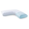 Gel Memory Foam L-Shape Pillow for Side Sleeping Comfort