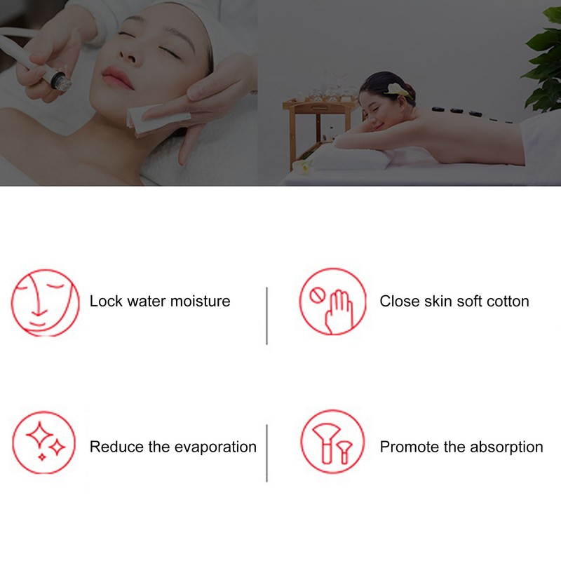 100pcs Disposable Butt Mask Paper Sheets Beauty Salon DIY Soft