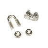 HEVERP 20PCS 1/8 Inches M3 Stainless Steel Wire Rope Cable