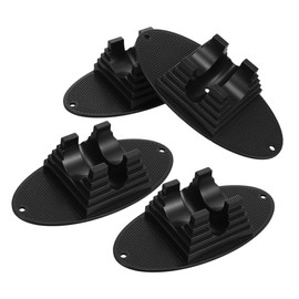 Parliky 4pcs Black Scooter Stand Pad for Kick Scooters and Bicycles Easy to Install Wheel Support for Safe Parking and Storage